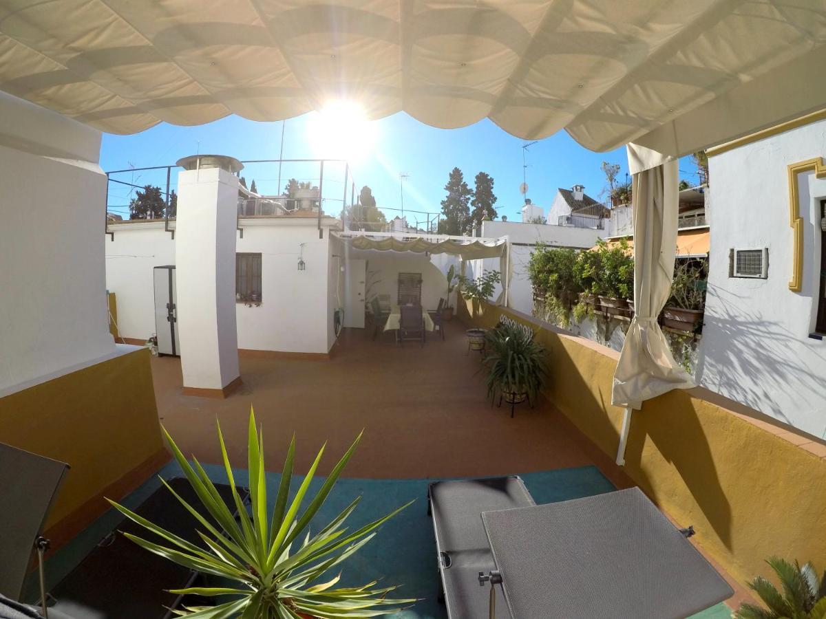 Duplex Acogedor Con Gran Terraza En Pleno Centro De Sevilla! ภายนอก รูปภาพ